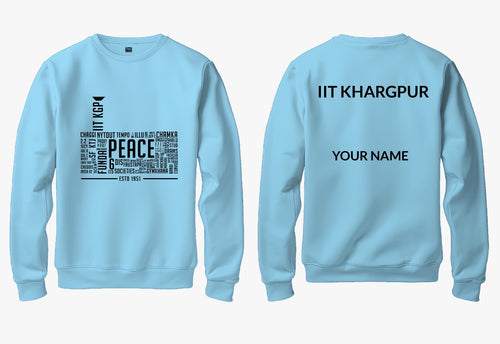 Teeshood Peace - IIT Kharagpur Sweatshirt