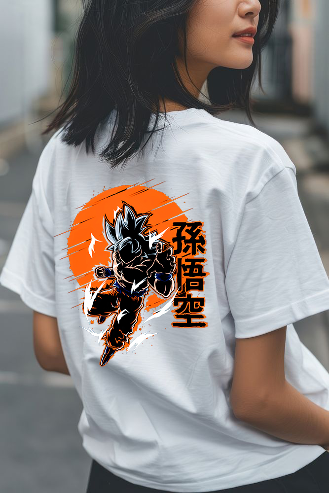 Dragon Ball Z GOKU Instinct Oversized T-shirt-teeshood.com