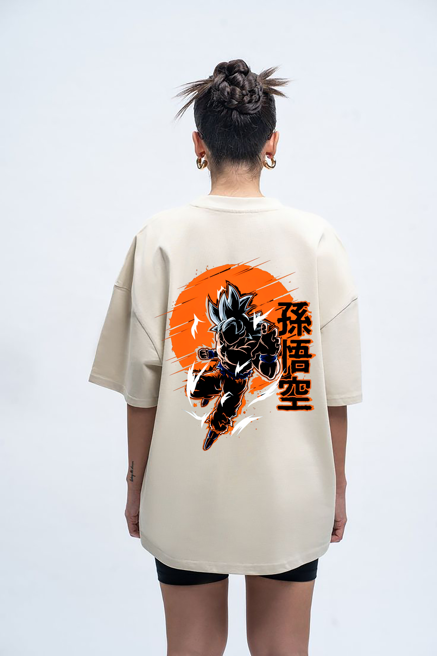 Dragon Ball Z GOKU Instinct Oversized T-shirt-teeshood.com