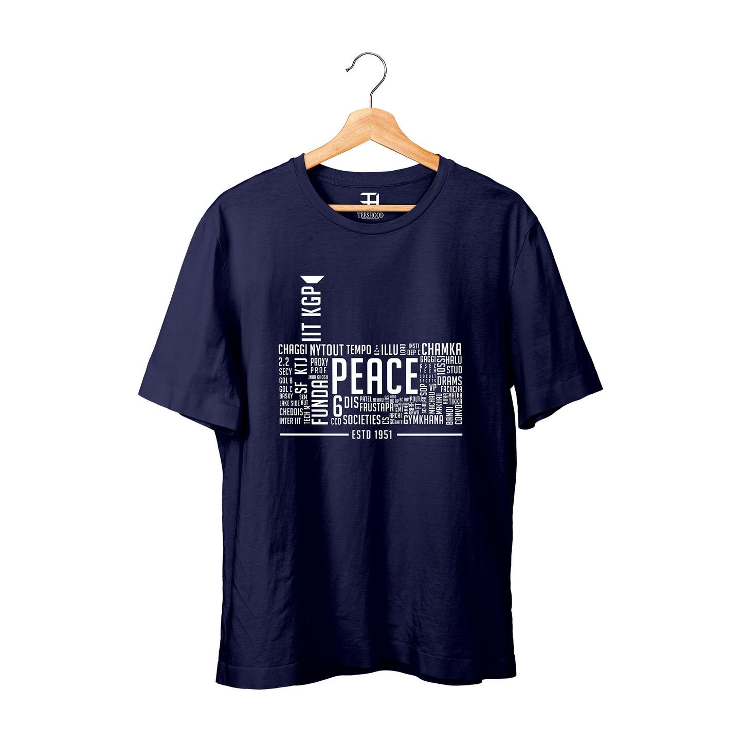 Peace - IIT Kharagpur T-shirt - Teeshood