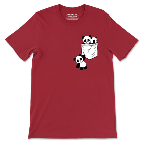 Cute pocket panda- teeshood.com