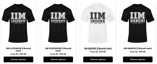 Best Places to Buy IIM T-shirts Online in India (2025)