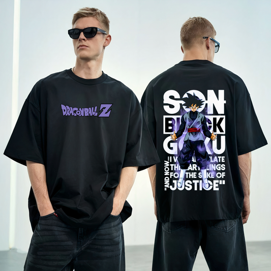 Dragon Ball Z SON BLACK GOKU Oversized T-shirt-teeshood.com