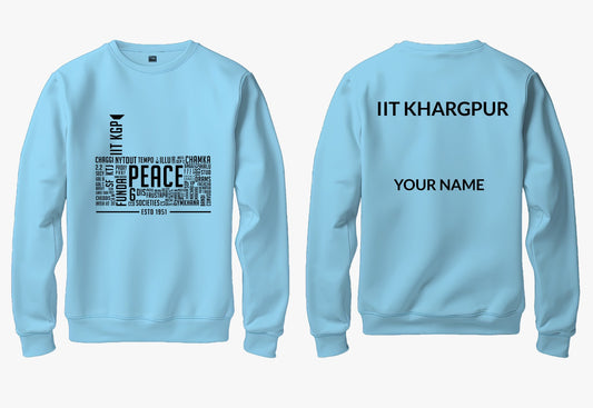 Teeshood Peace - IIT Kharagpur Sweatshirt