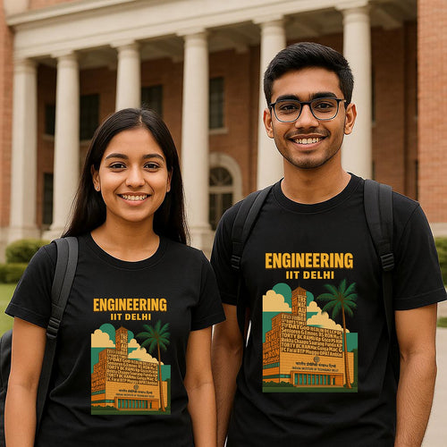 iit delhi round neck t-shirt-teeshood.com