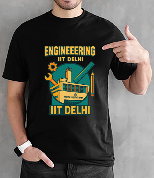 IIT DELHI Main Building-teeshood.com