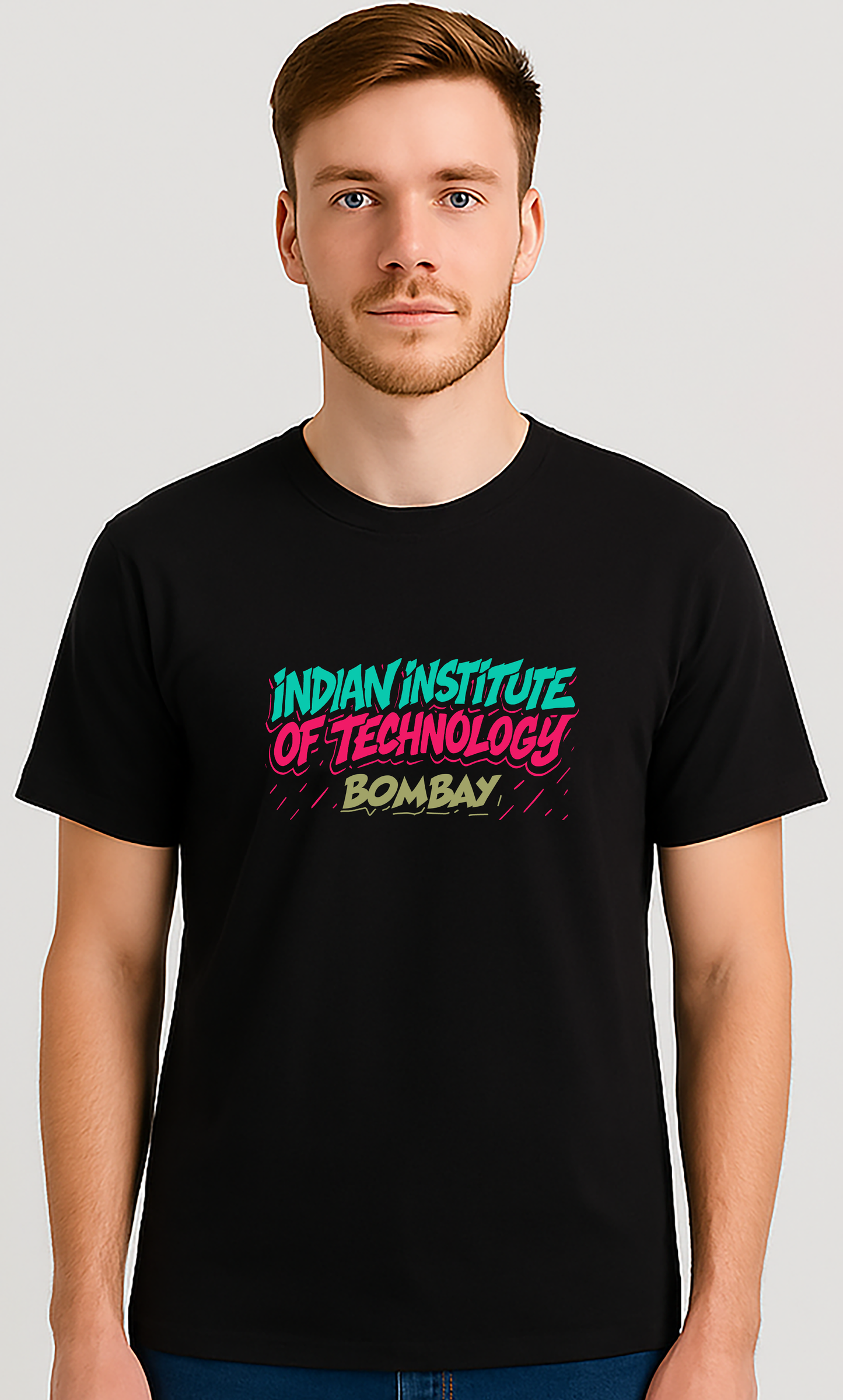 IIT BOMBAY round neck t-shirt-teeshood.com