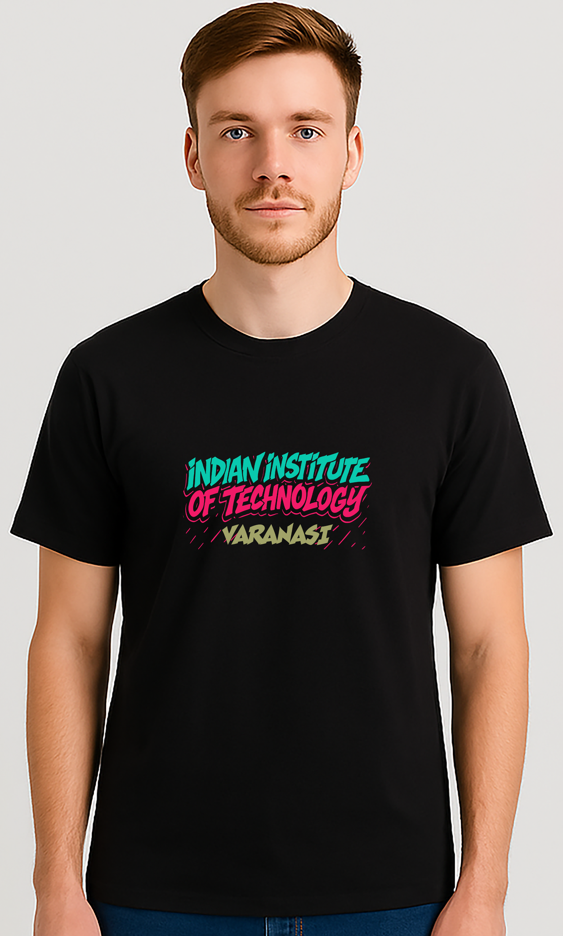 IIT VARANASI round neck t-shirt-teeshood.com