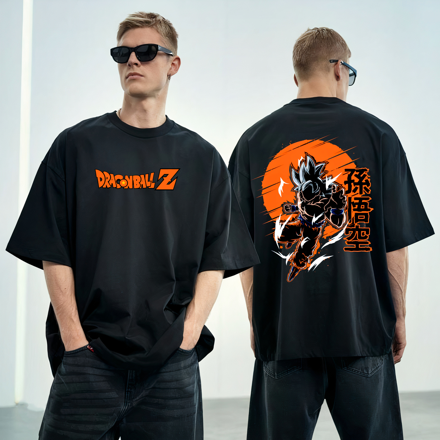 Dragon Ball Z GOKU Instinct Oversized T-shirt-teeshood.com