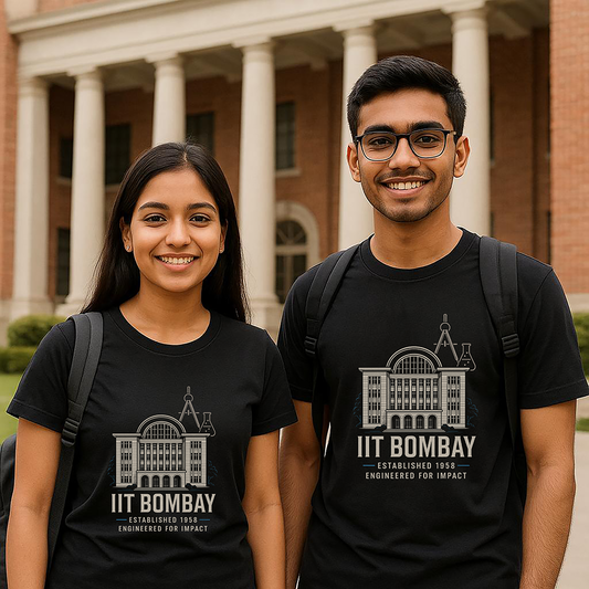 IIT BOMBAY round neck t-shirt -teeshood.com