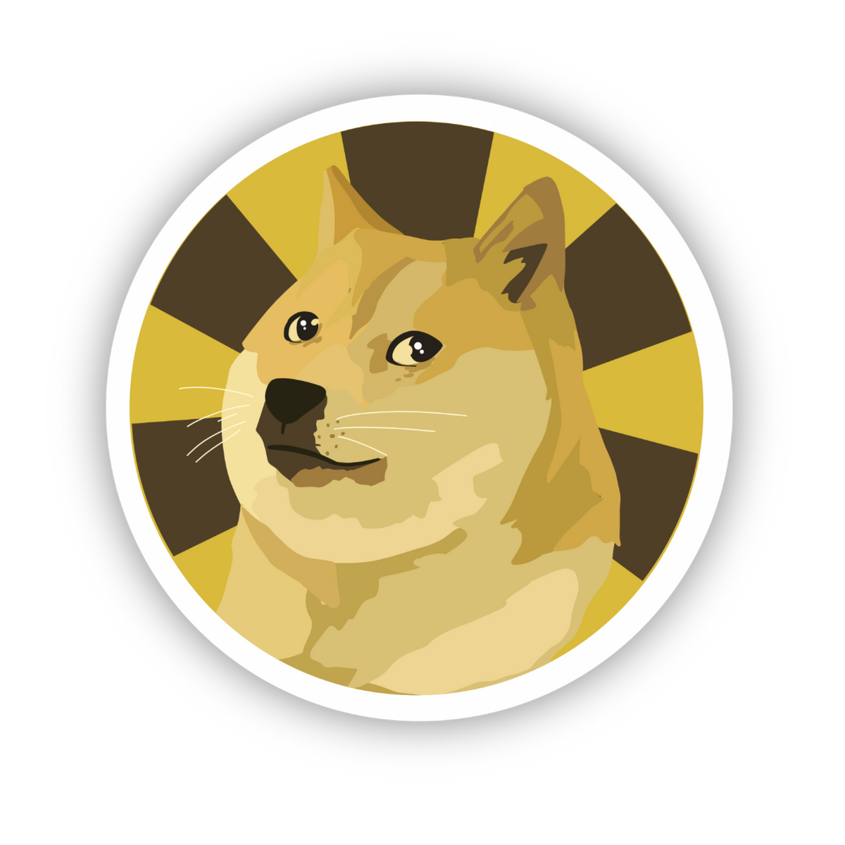 Dogecoin - Cryptocurrency Sticker