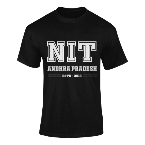 NIT ANDHRA Pradesh black - teeshood.com