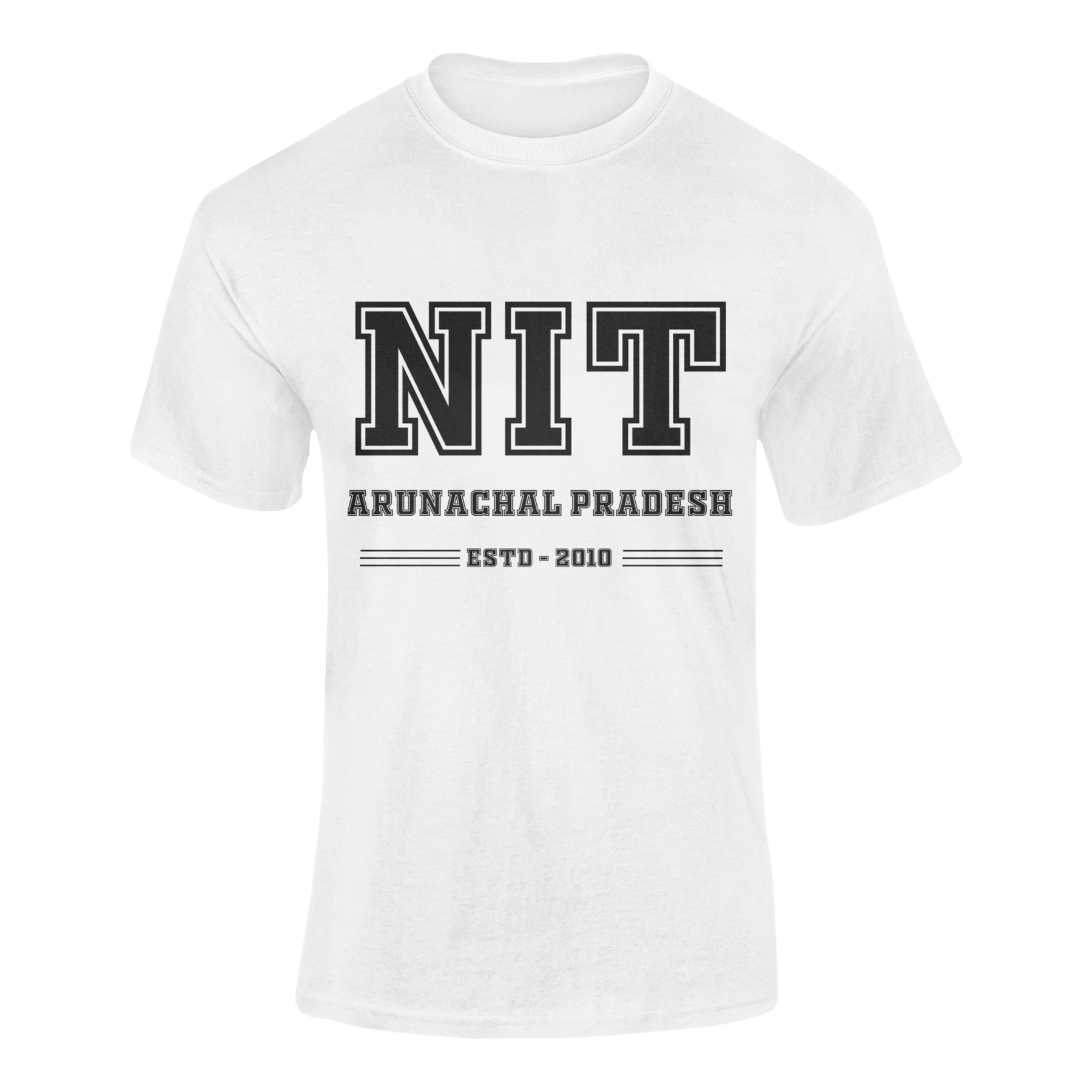 NIT Arunachal Pradesh white- teeshood.com
