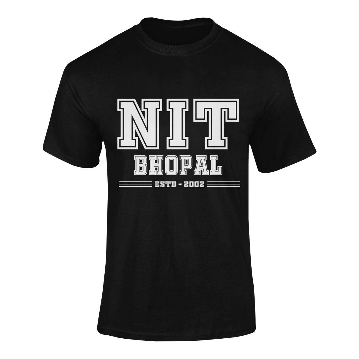 NIT BHOPAL black - teeshood.com