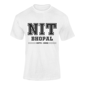 NIT BHOPAL white -teeshood.com