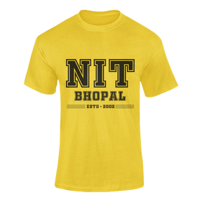 NIT BHOPAL yellow - teeshood.com