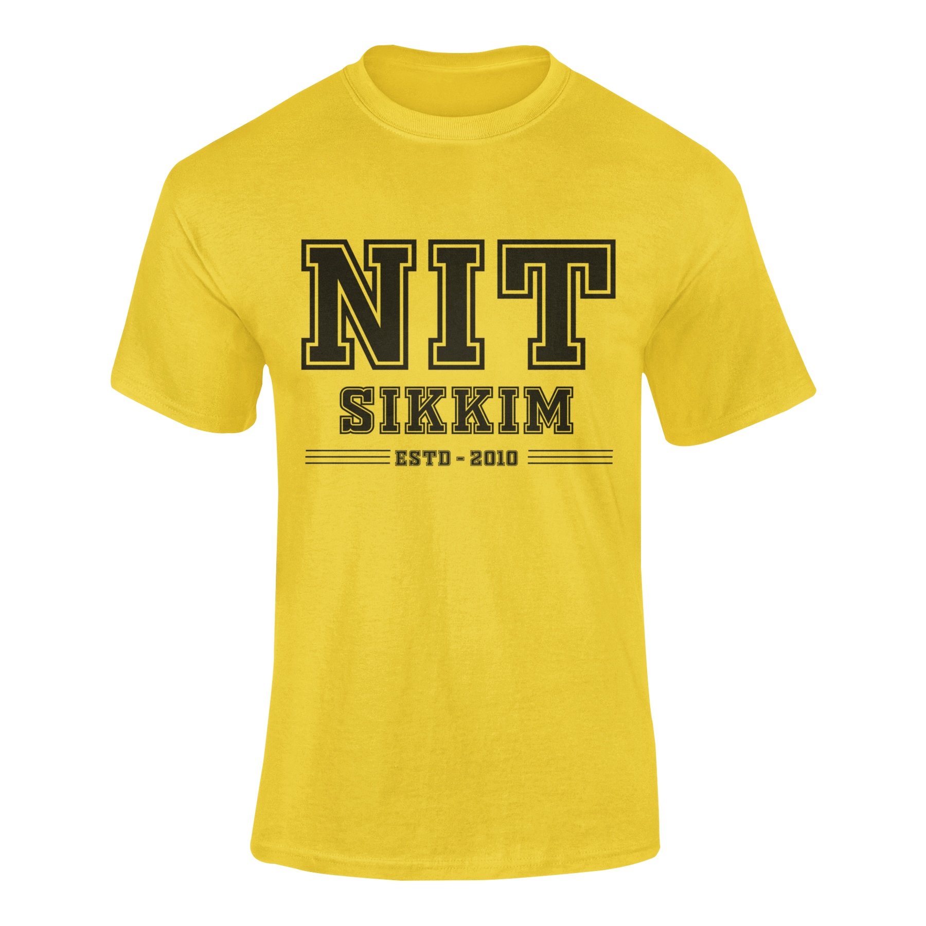 NIT SIKKIM yellow- teeshood.com