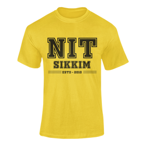 NIT SIKKIM yellow- teeshood.com