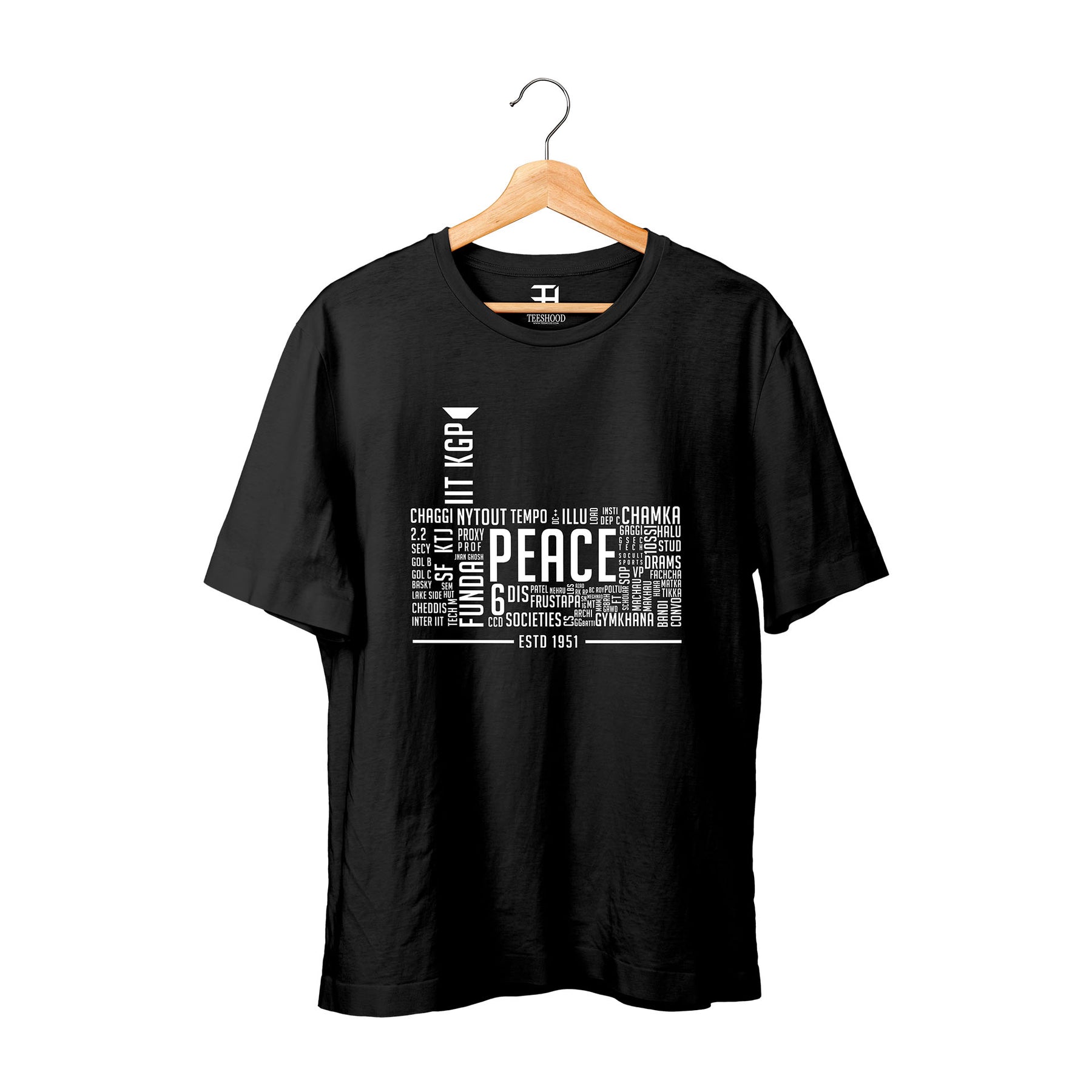 Peace - IIT Kharagpur T-shirt - Teeshood