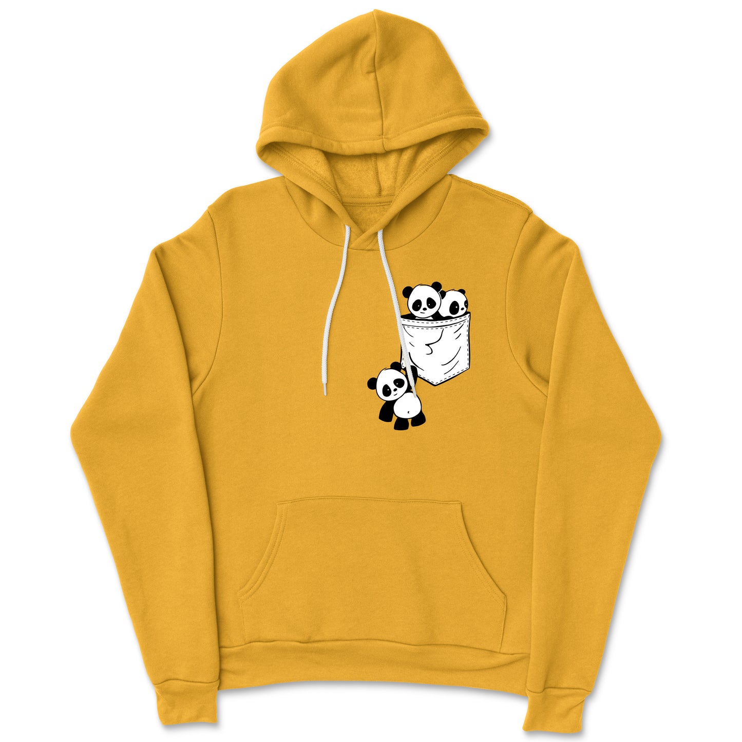 Cute Panda Pocket Hoodie - Teeshood
