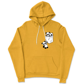 Cute Panda Pocket Hoodie - Teeshood