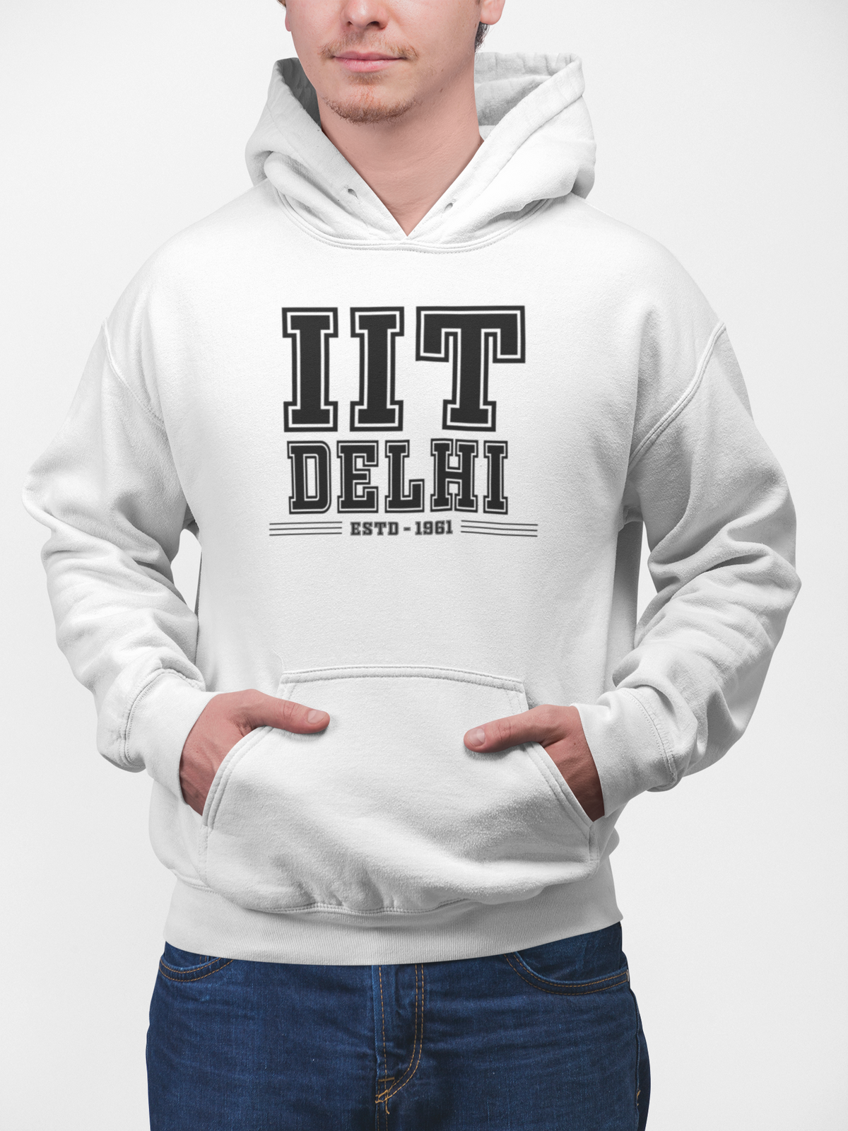 IIT Delhi Printed Hoodie Online in India Teeshood