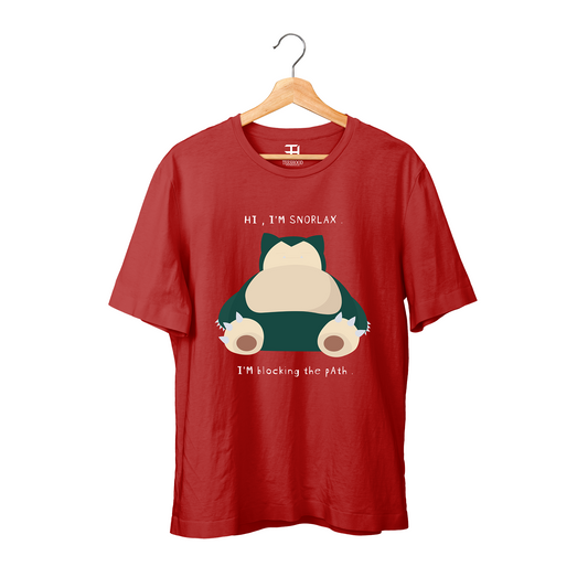 I'm Blocking the Path - Snorlax T-shirt